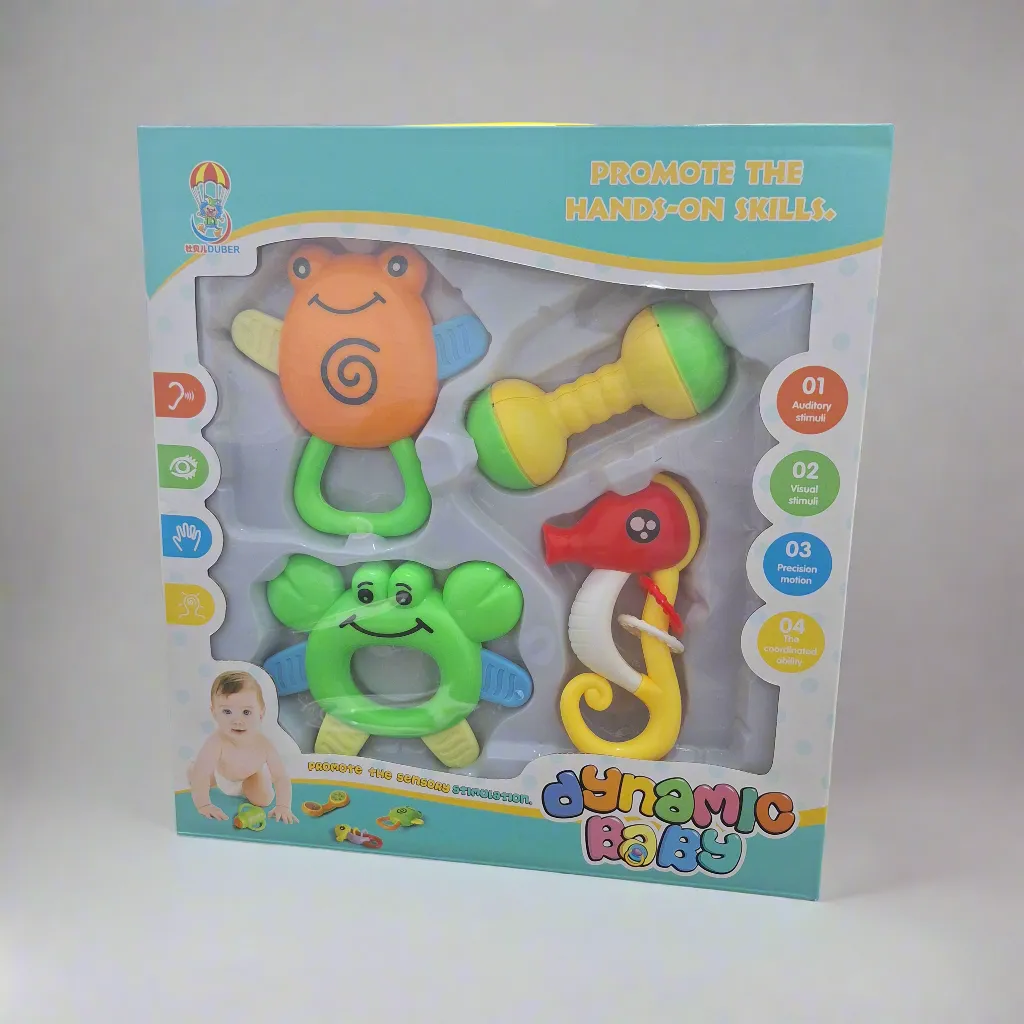 4 Pieces - Dynamic - Rattle Set