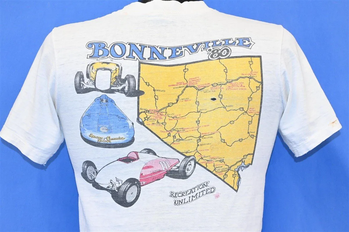 80s Bonneville '80 Speed Racing Nevada Distressed t-shirt Small
