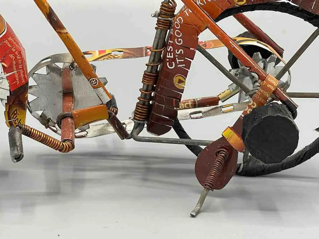 African Recycled Wire Cloth Seat Toy Racing Bike - Burkina Faso
