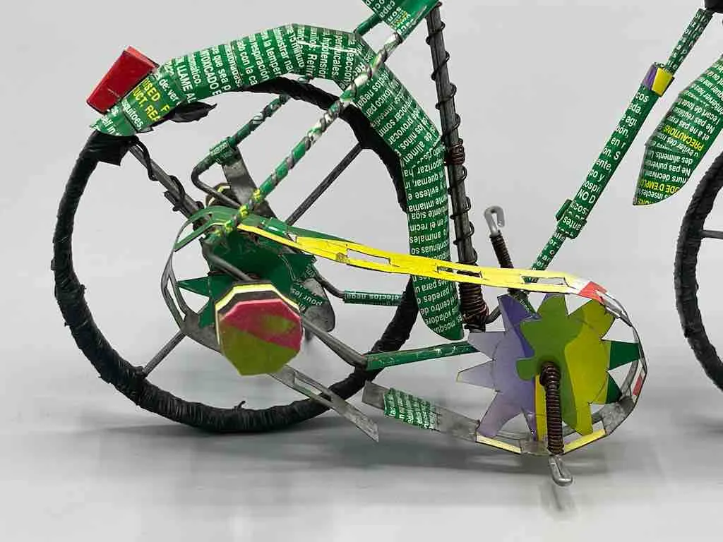 African Recycled Wire Cloth Seat Toy Racing Bike - Burkina Faso