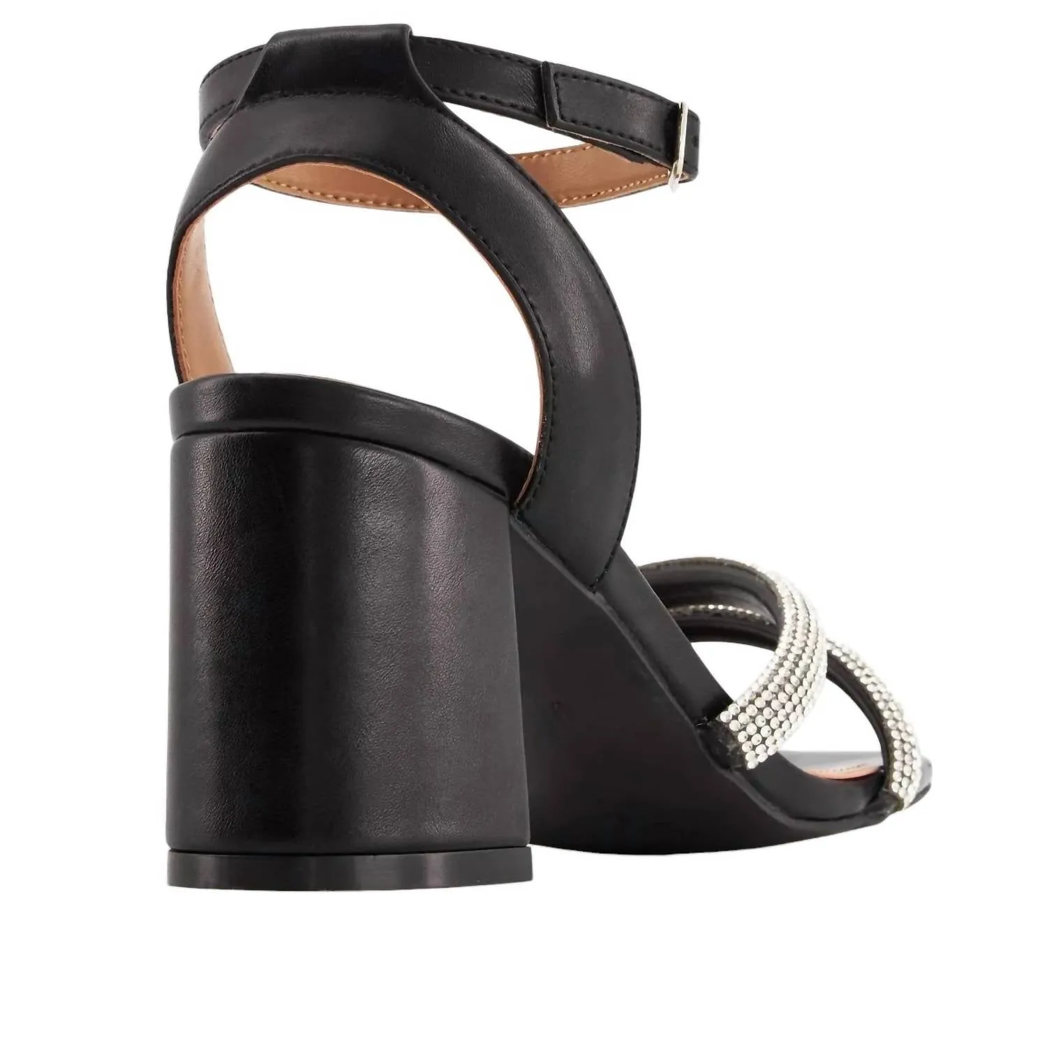 Andrea - Women's Exclusive High Heels Sandals With Rhinestones Straps