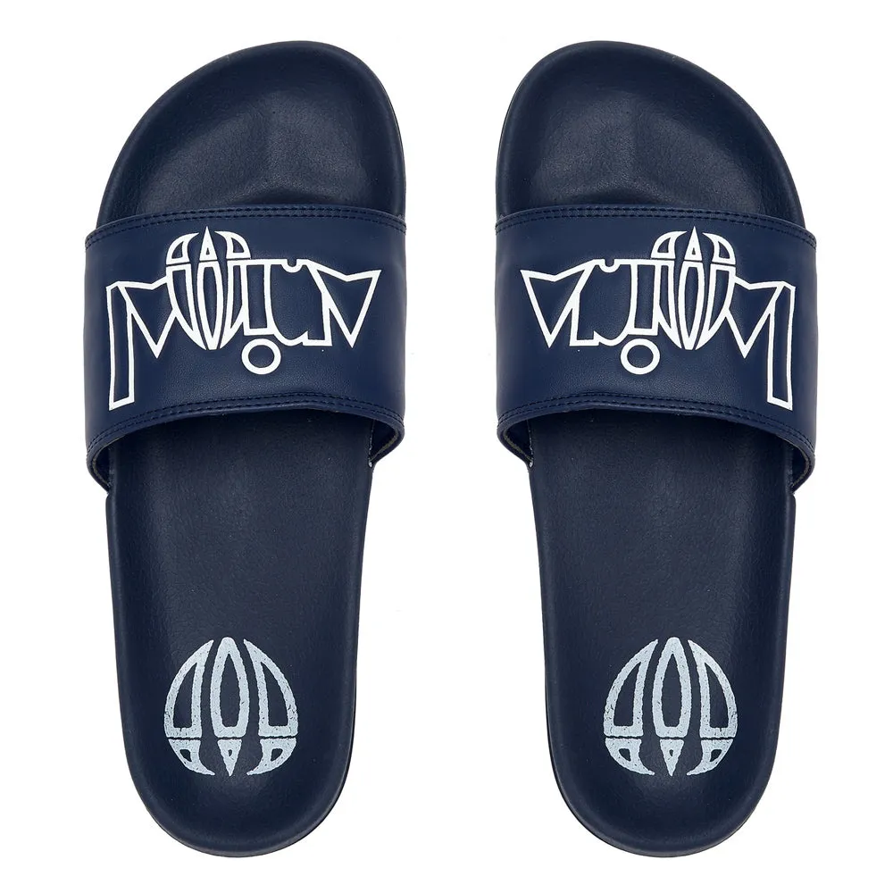 Animal Slyde Sandal  - Indigo Blue