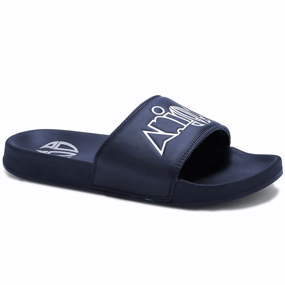 Animal Slyde Sandal  - Indigo Blue