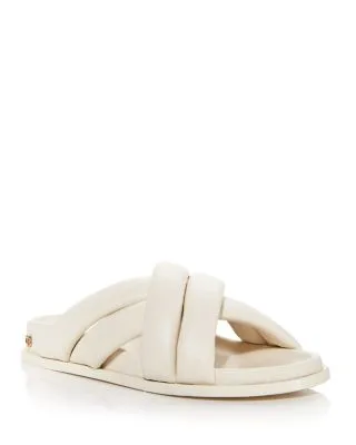 Anine Bing Lizzie Slides in Ivory