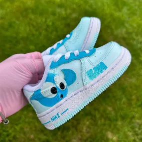 Baby Blue Cartoon Custom Air Force 1