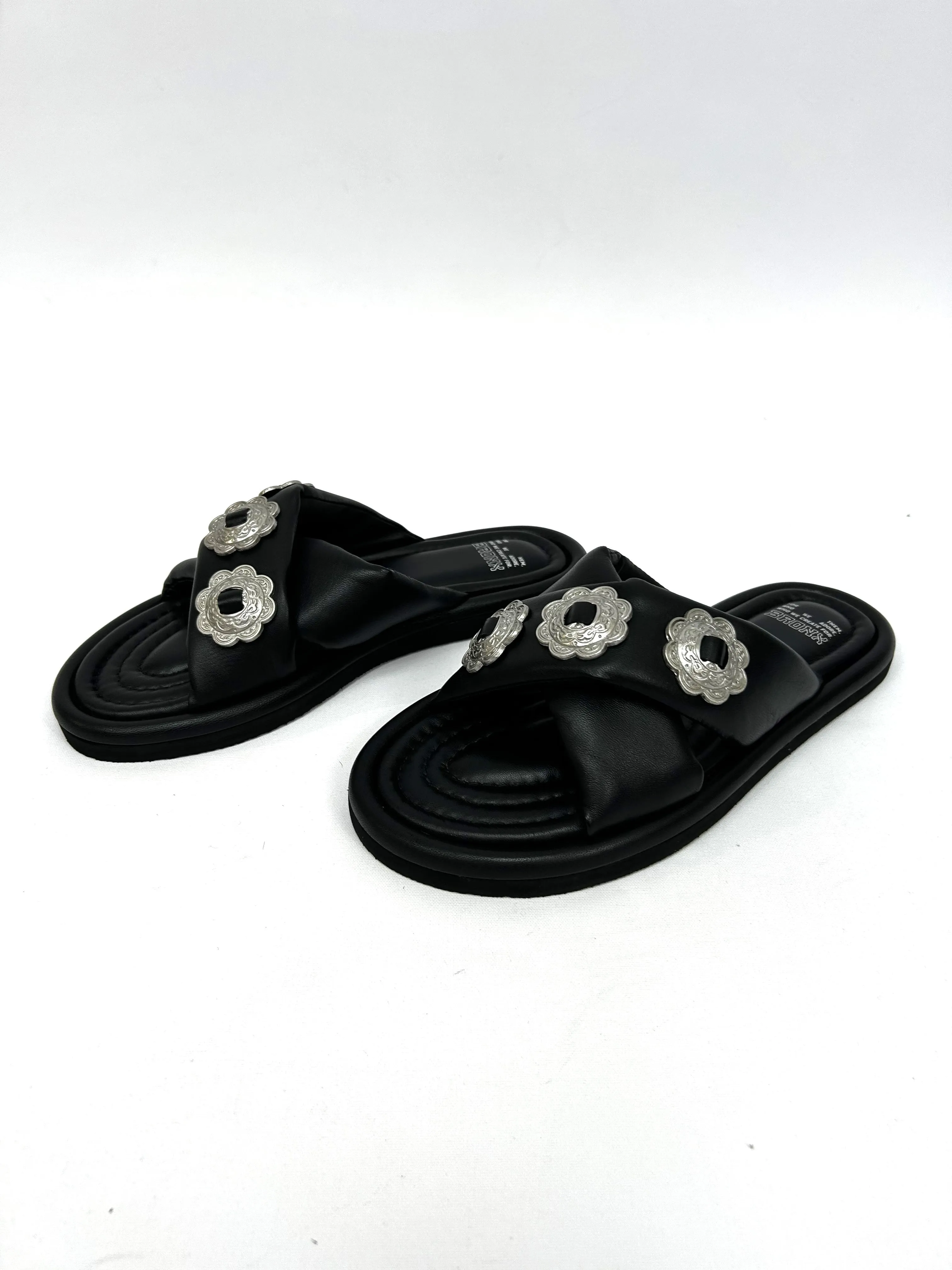 BRONX Black Sandal