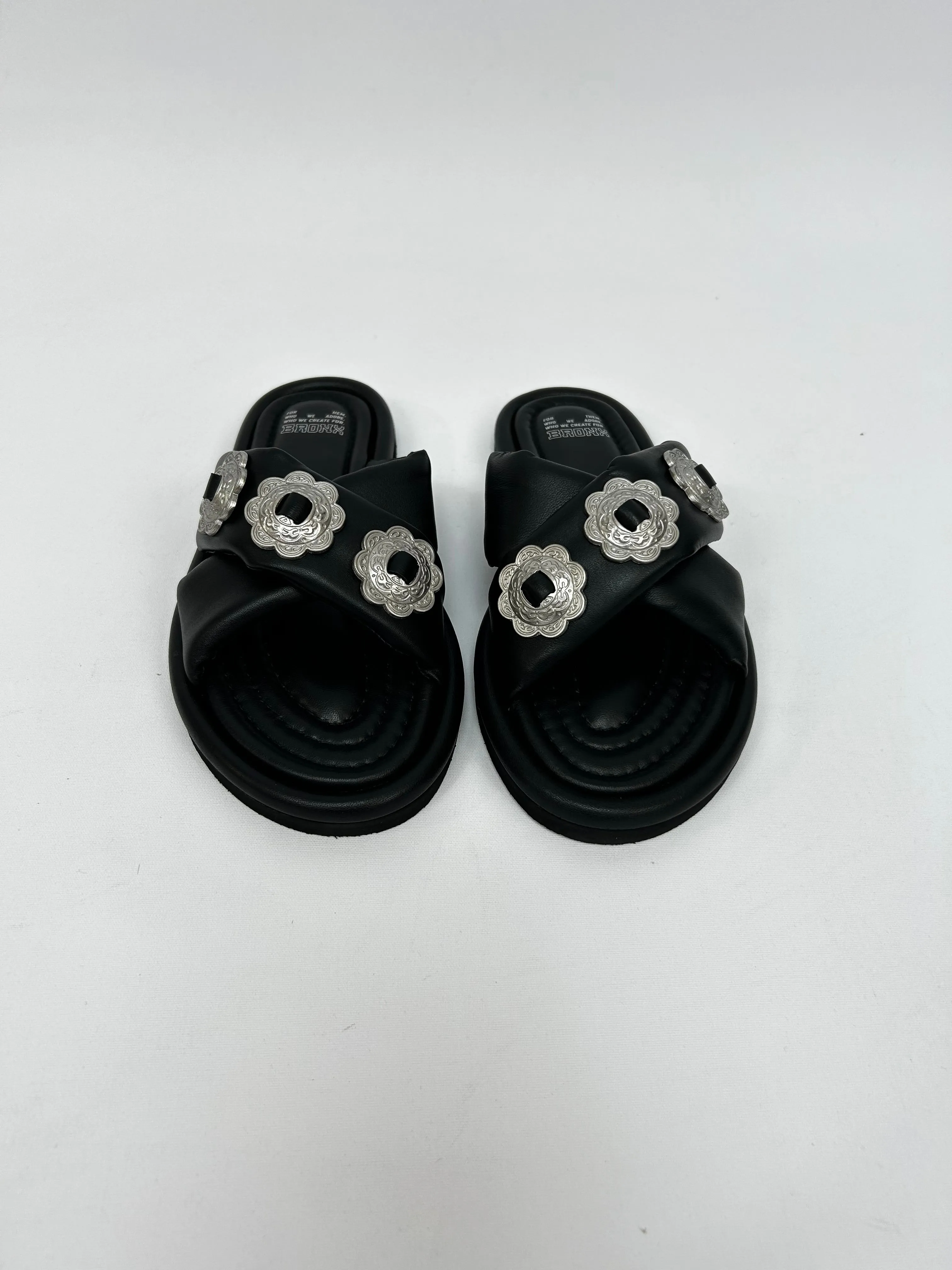 BRONX Black Sandal