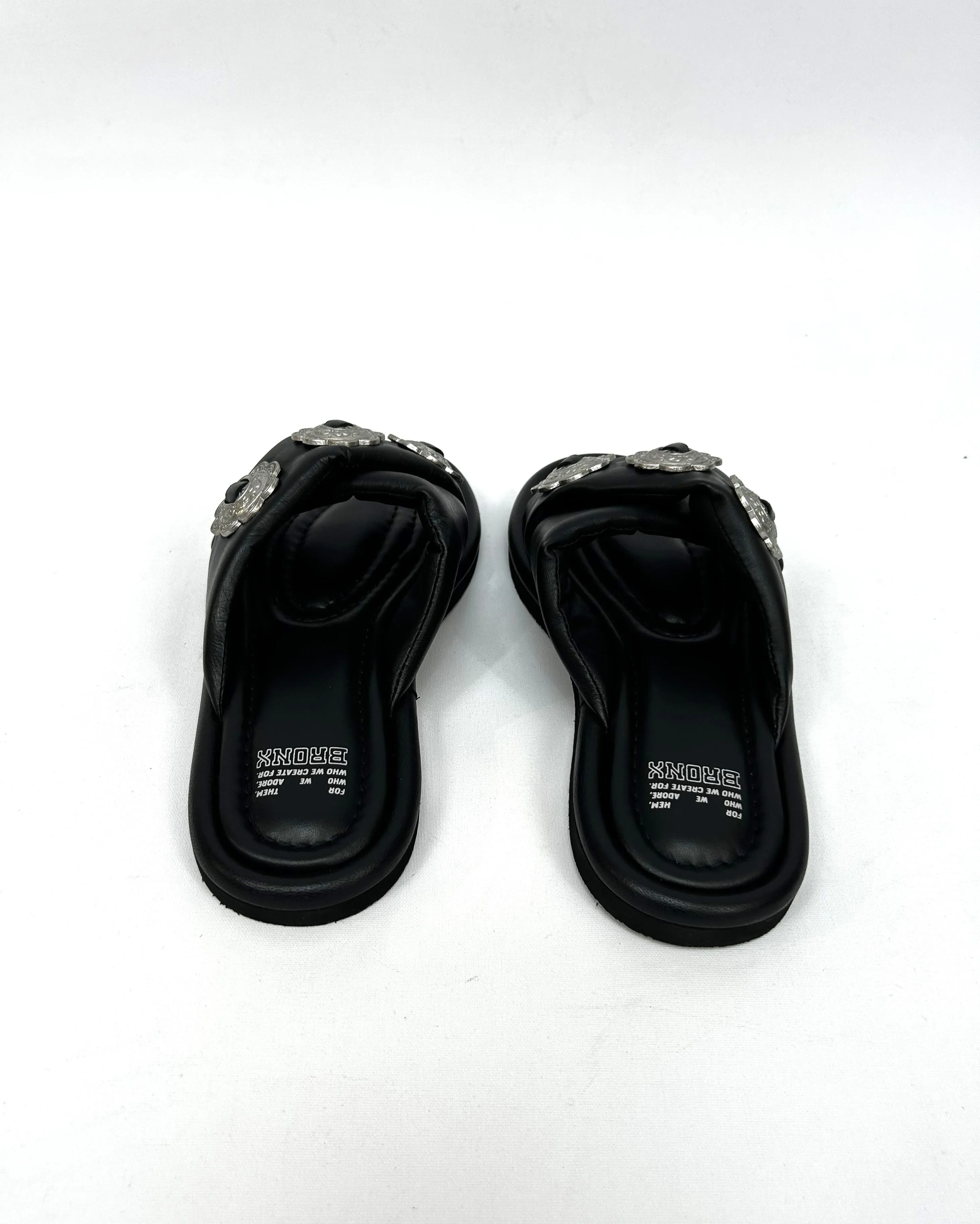 BRONX Black Sandal