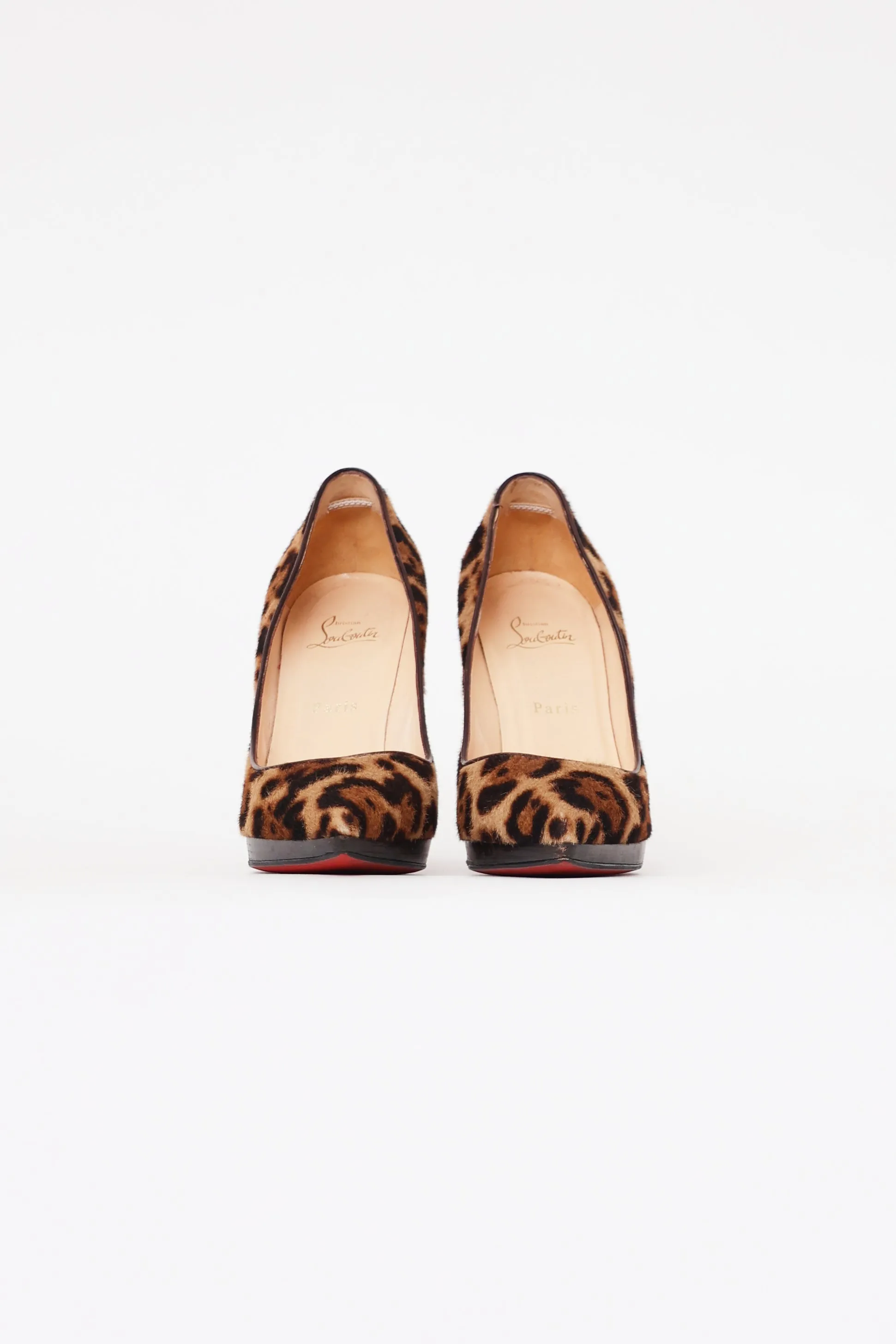 Brown & Black Patterned Pump