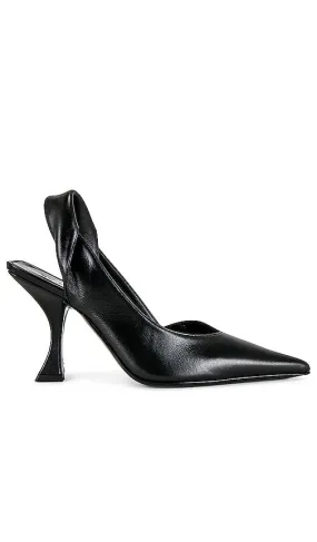 BY FAR Yasha Heel in Black