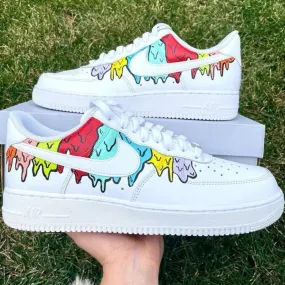 Cartoon Drip Custom Air Force 1