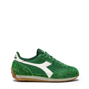 Diadora Womens Rally Trainer Green Peas Cream