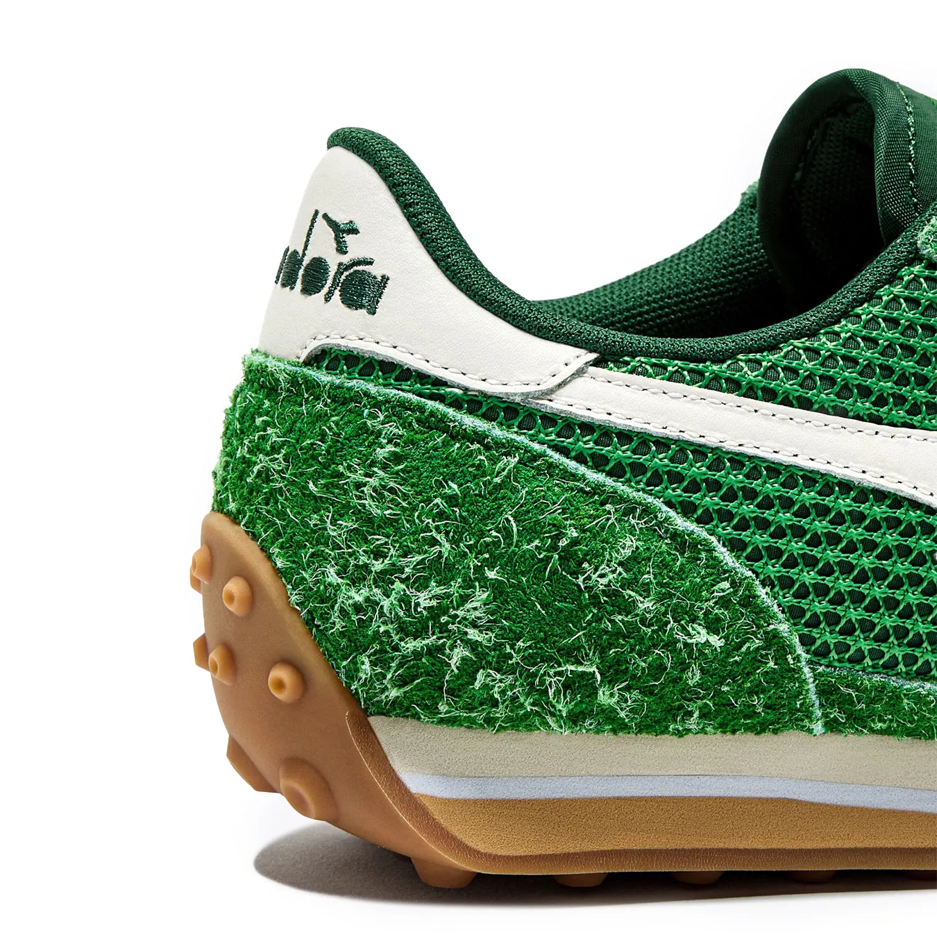 Diadora Womens Rally Trainer Green Peas Cream