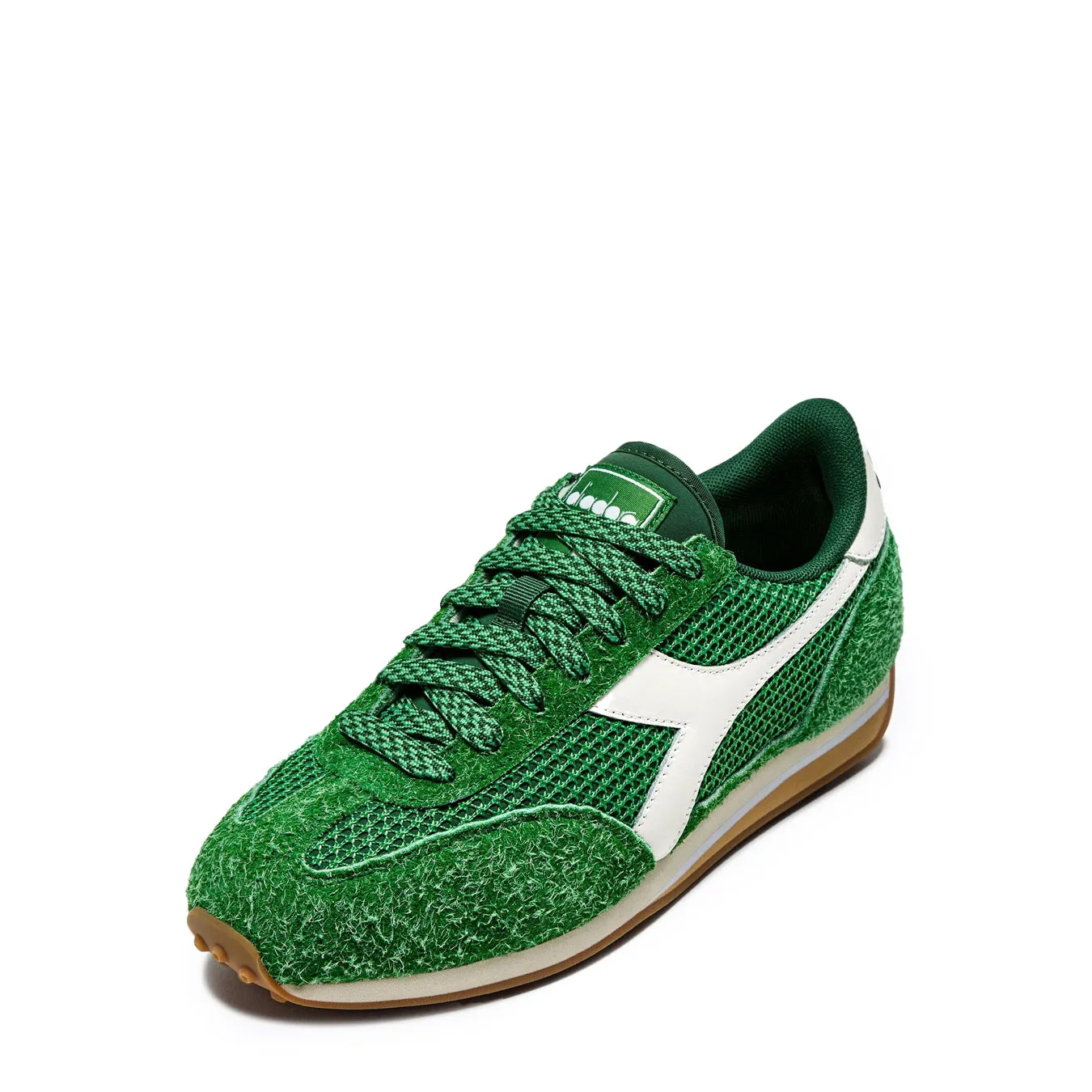 Diadora Womens Rally Trainer Green Peas Cream