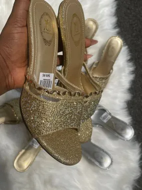 Golden Kello Heels