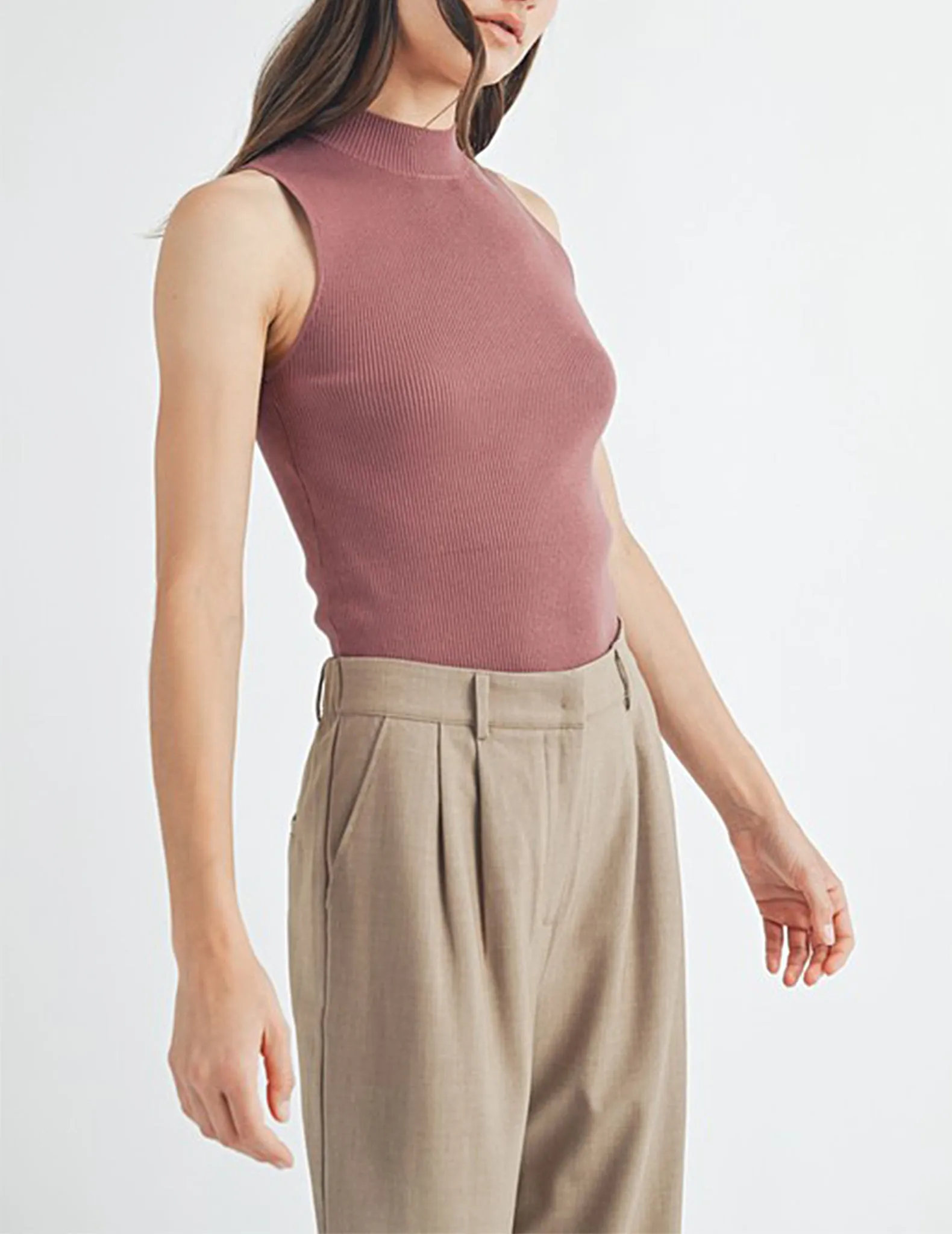 Jules Rib Knit Sleeveless Top