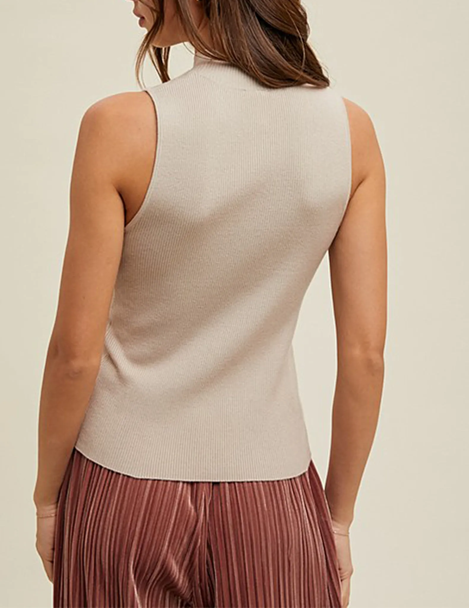Jules Rib Knit Sleeveless Top