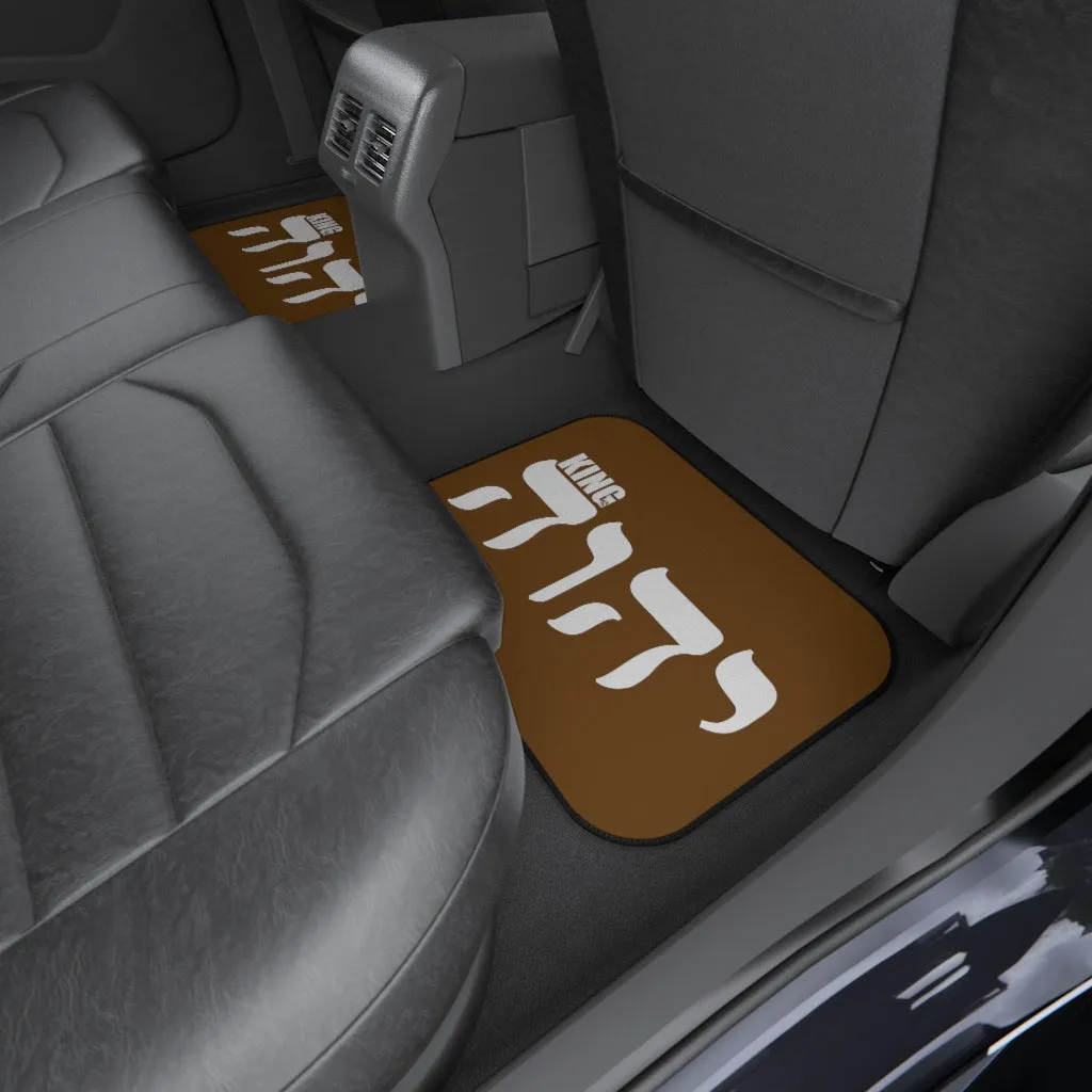 King Yahweh Car Mats (2x Rear) (Chocolate)