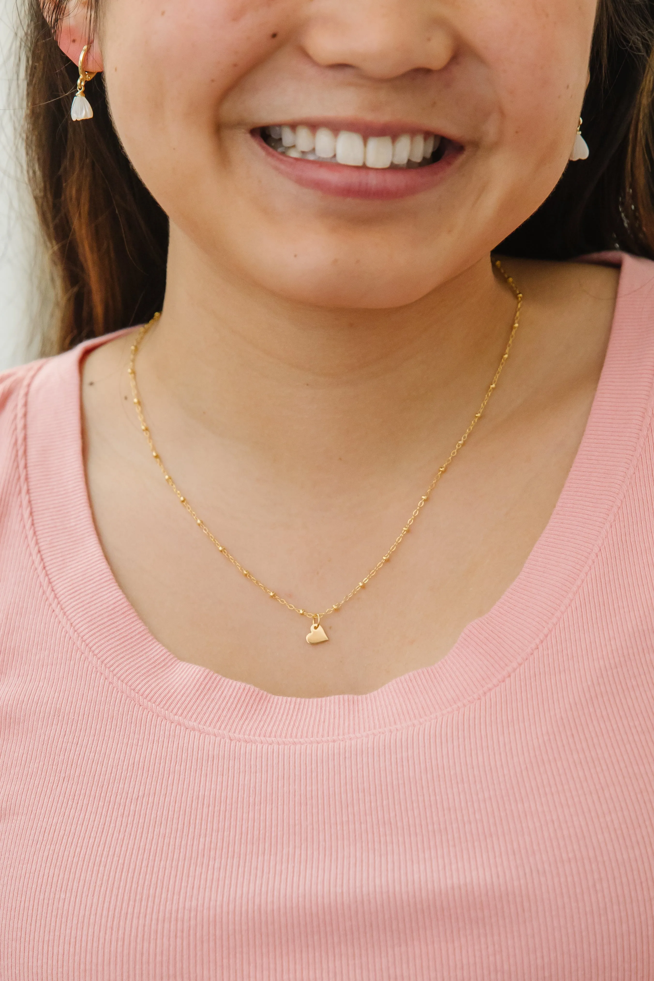 Minimal Heart Necklace Base