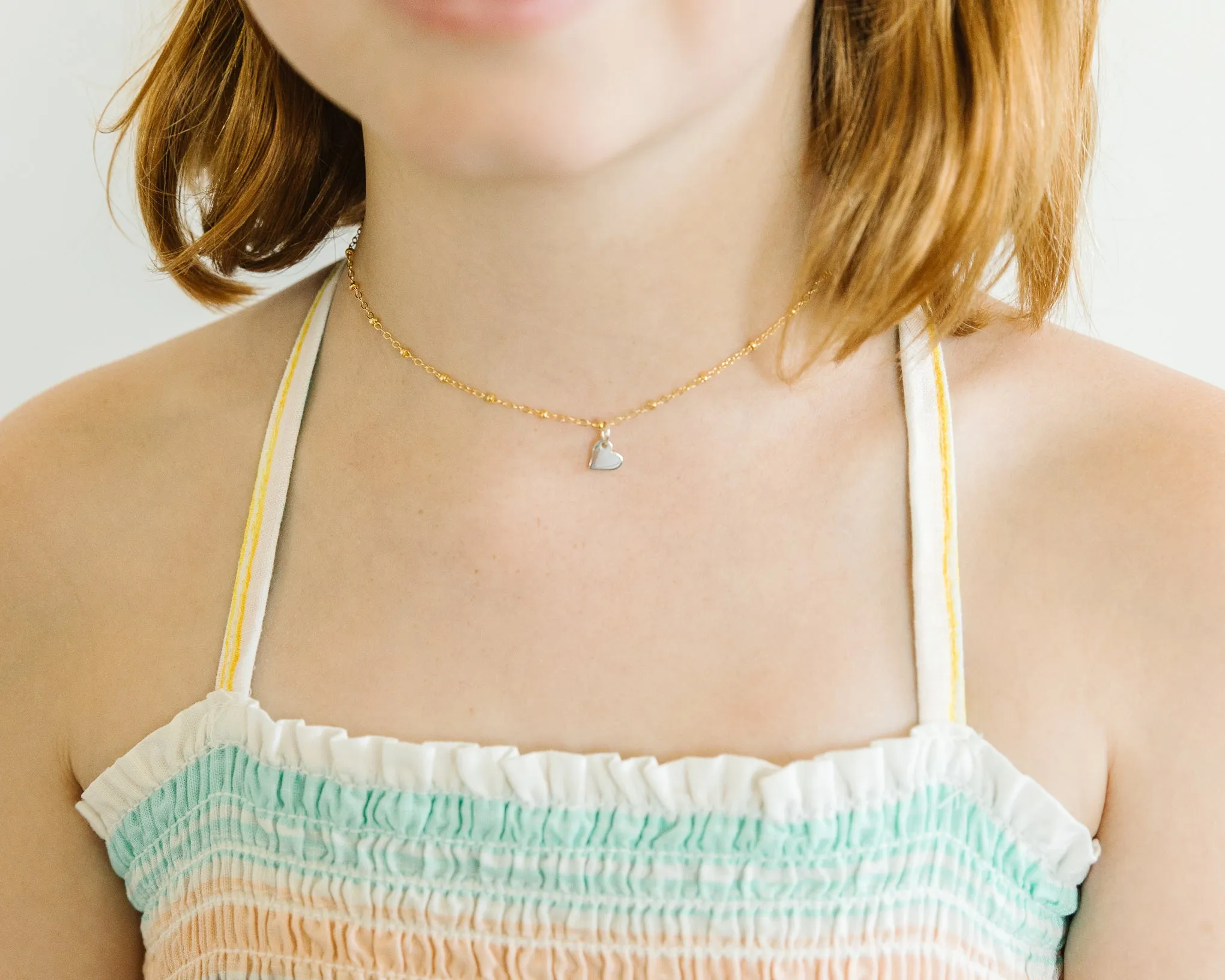 Minimal Heart Necklace Base