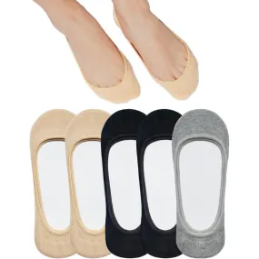 Multipack Invisible Non Slip Low Cut Socks