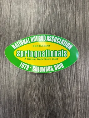 NHRA Springnationals Event Decals