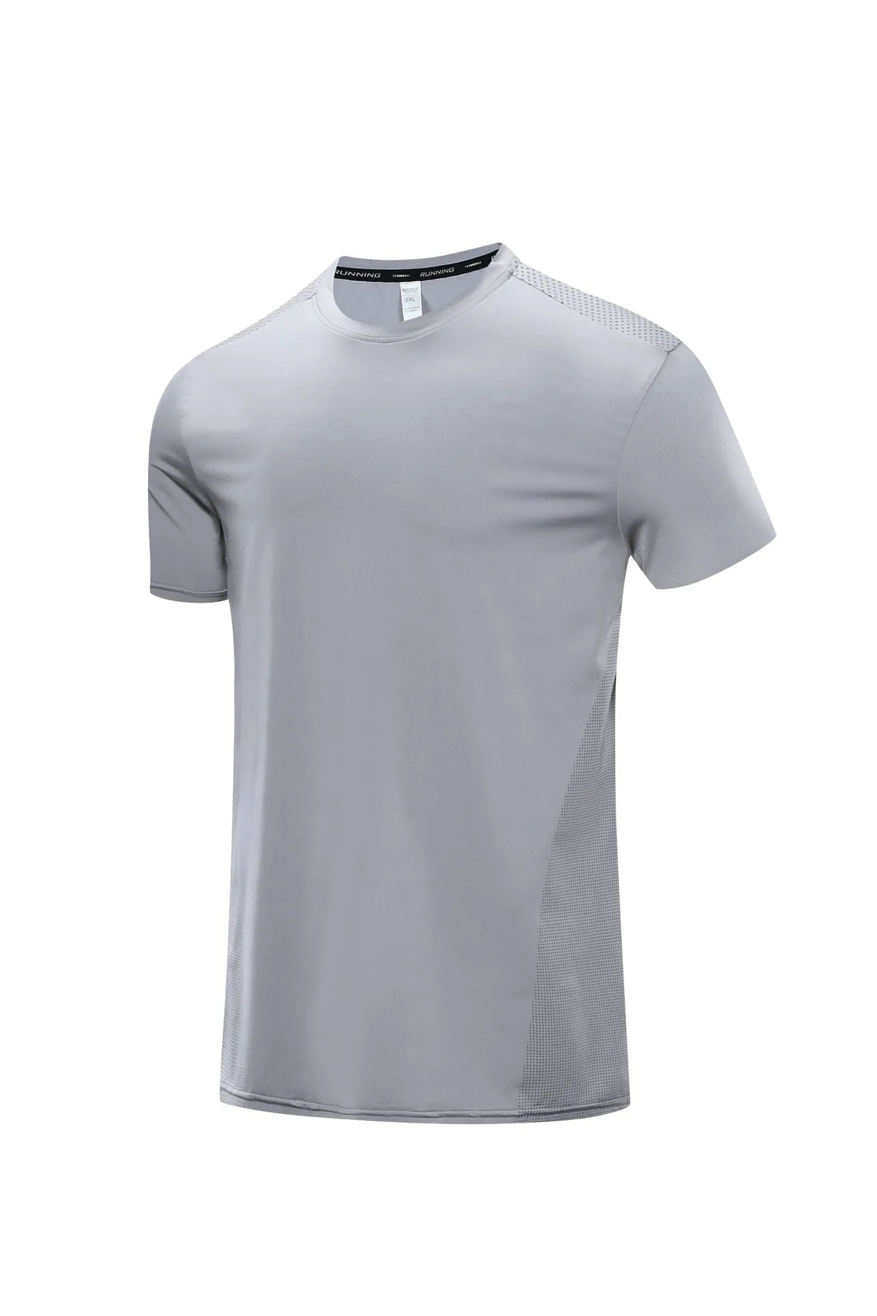 Quick-dry Icy Silk Round-neck Short-sleeved