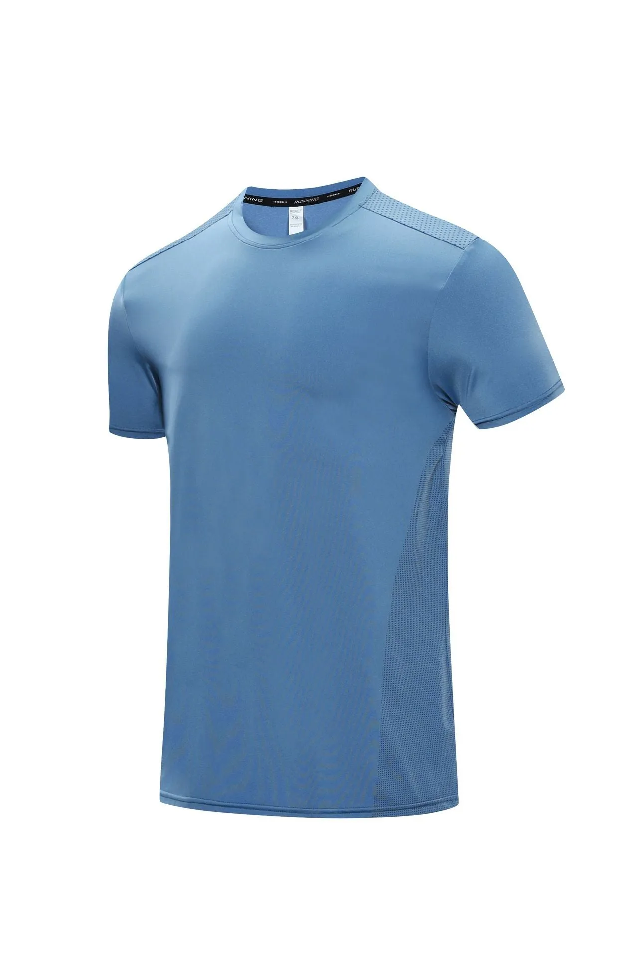 Quick-dry Icy Silk Round-neck Short-sleeved