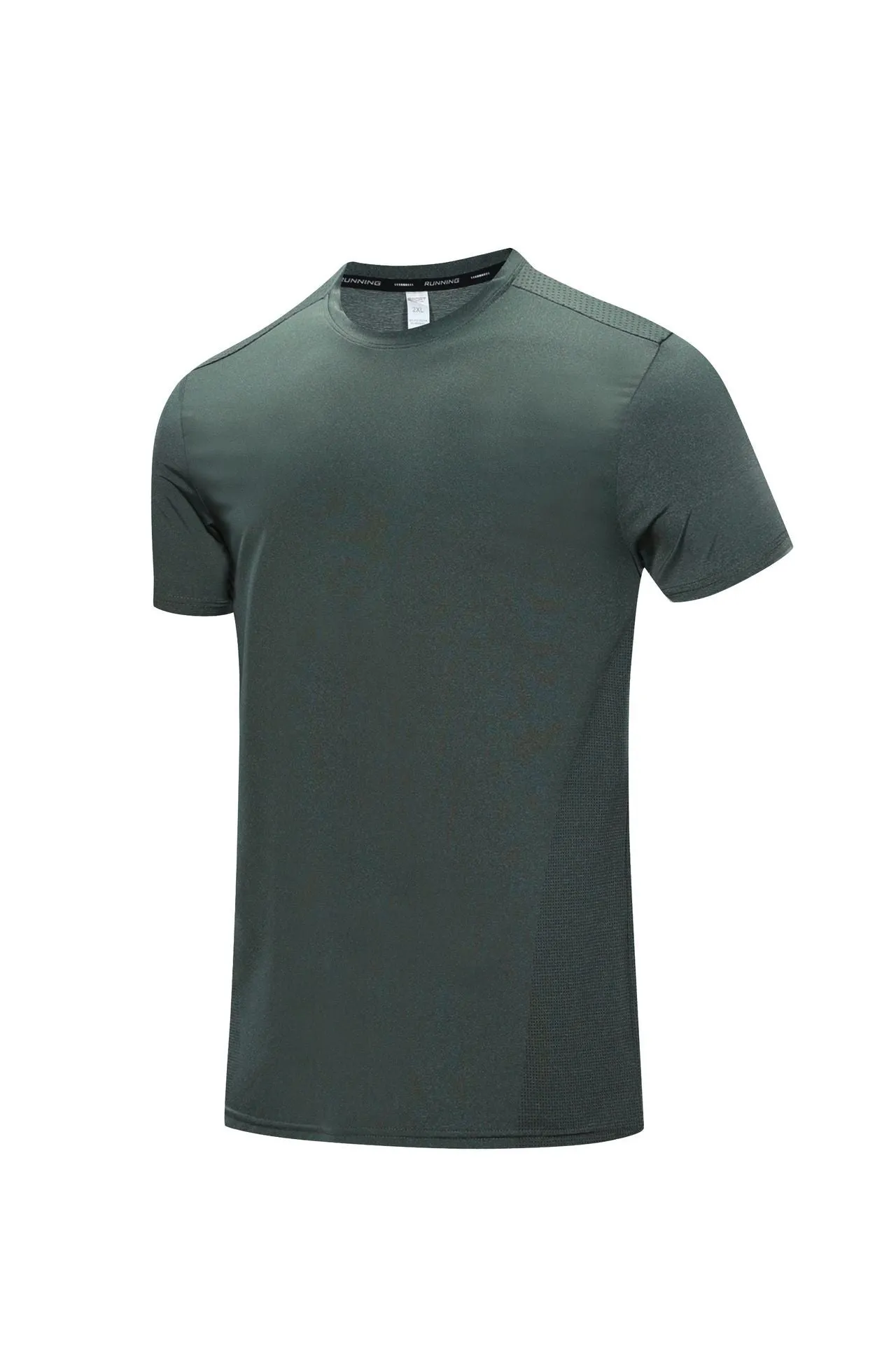Quick-dry Icy Silk Round-neck Short-sleeved