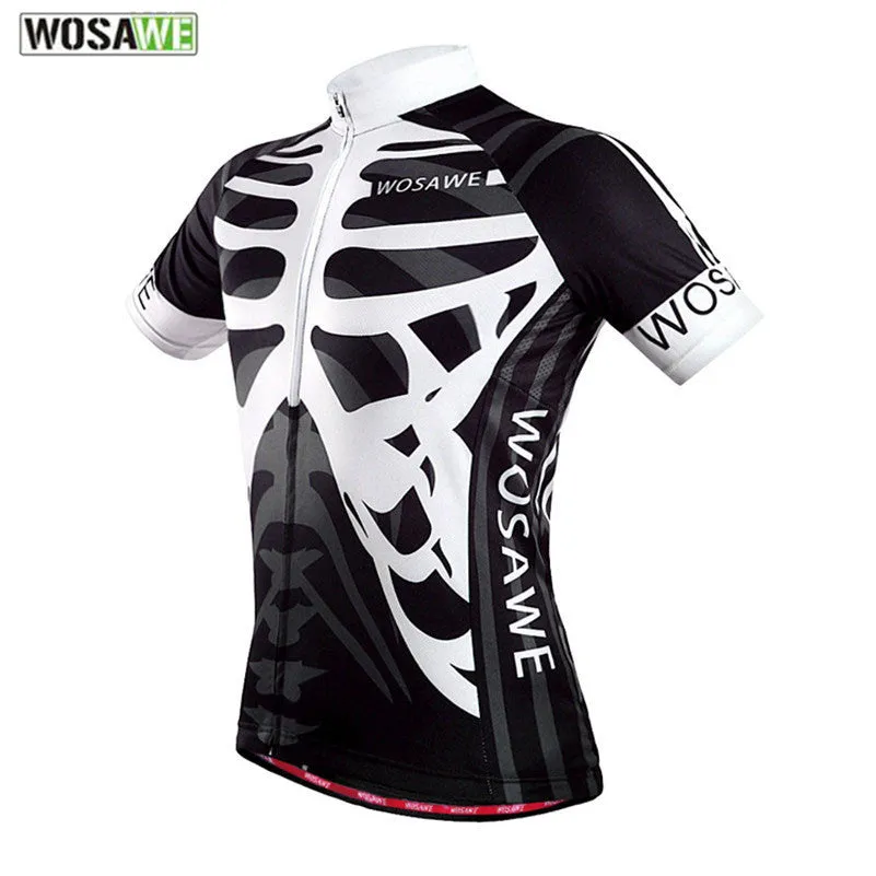 Quick Dry Skeleton Jersey Cycling Sports