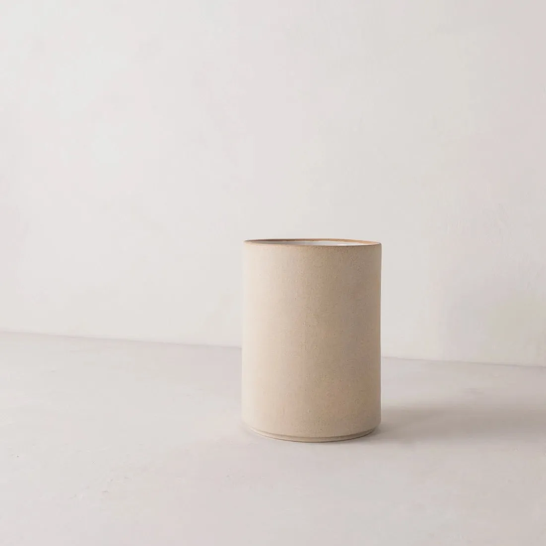 Sand Raw Minimal Utensil Crock