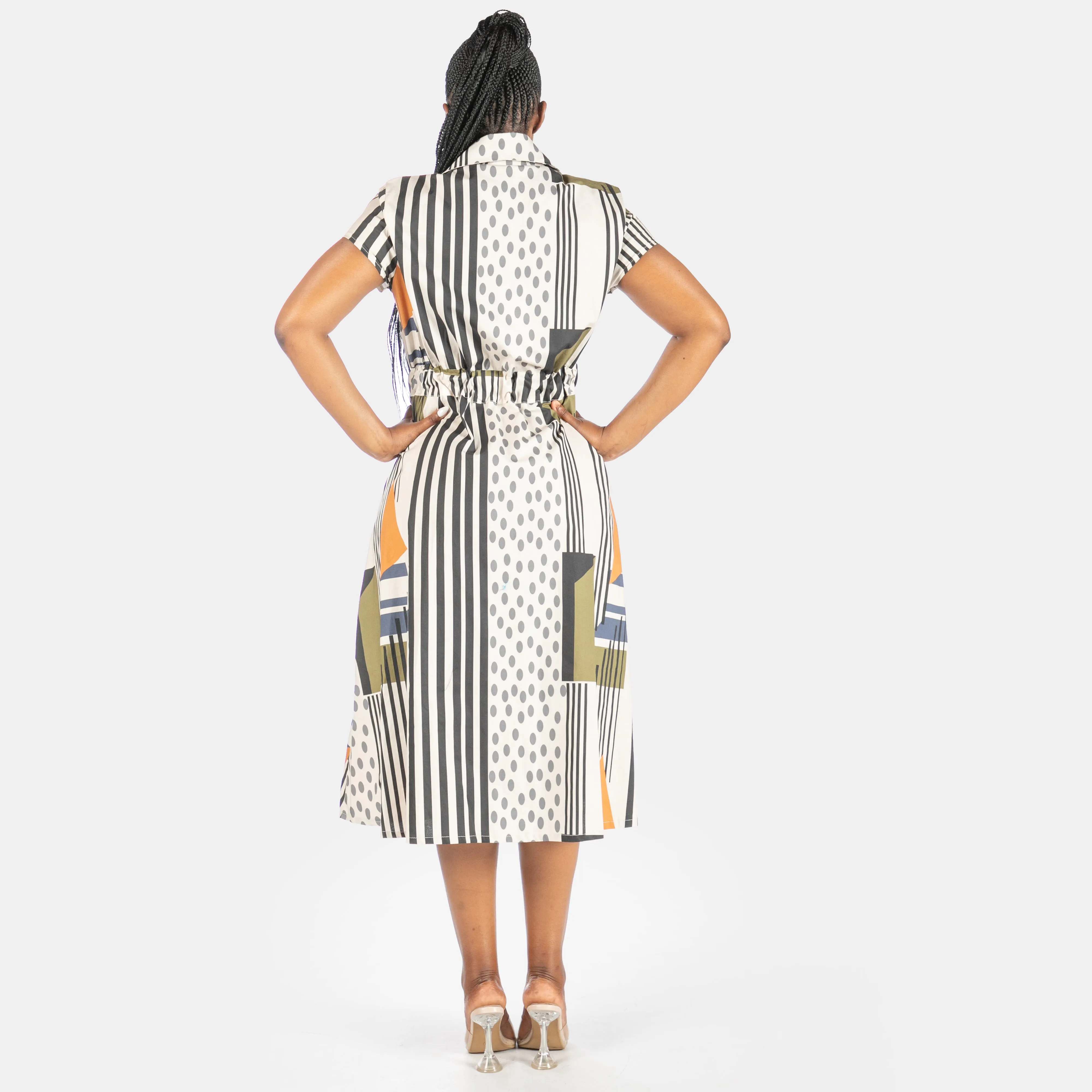 Women's Landscape Dress Dots Design